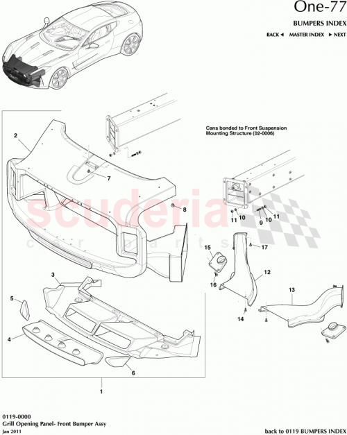 Part Diagram for Aston Martin 12023-09-6092