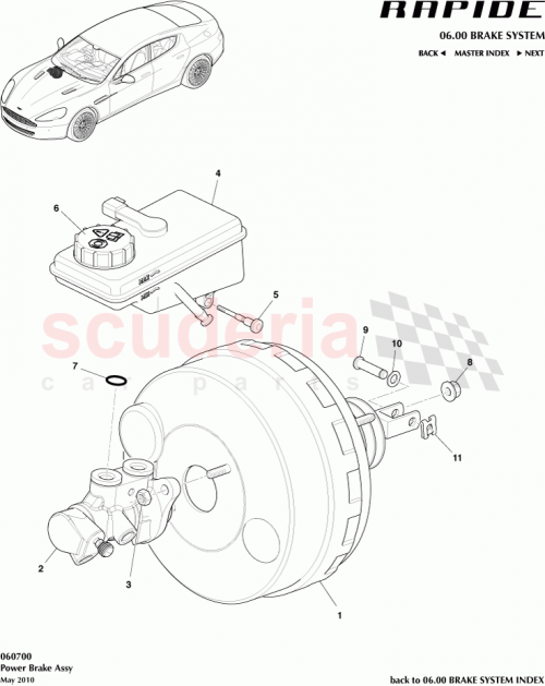 Part Diagram for Aston Martin AD432005AA