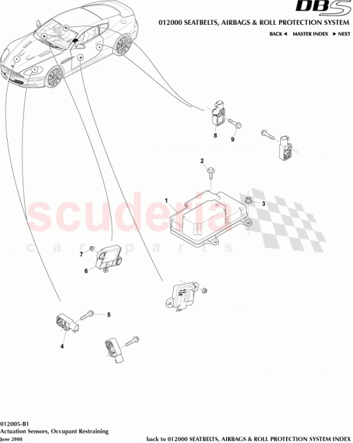 Part Diagram for Aston Martin CG4314B321BA