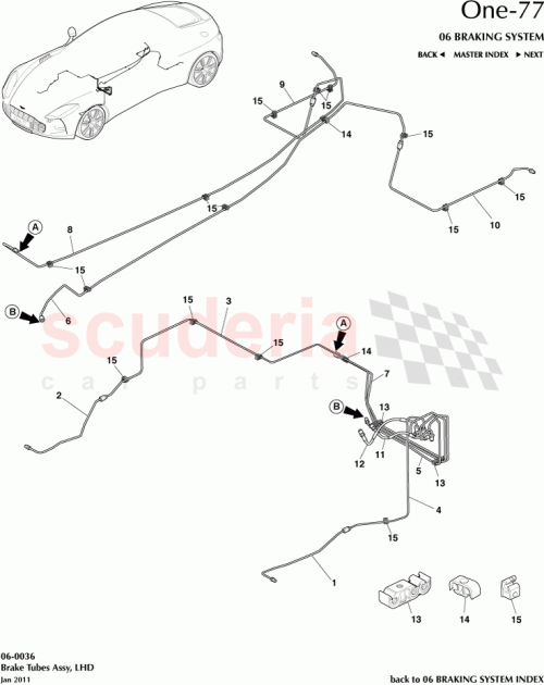 Part Diagram for Aston Martin 12023-03-7044-AA