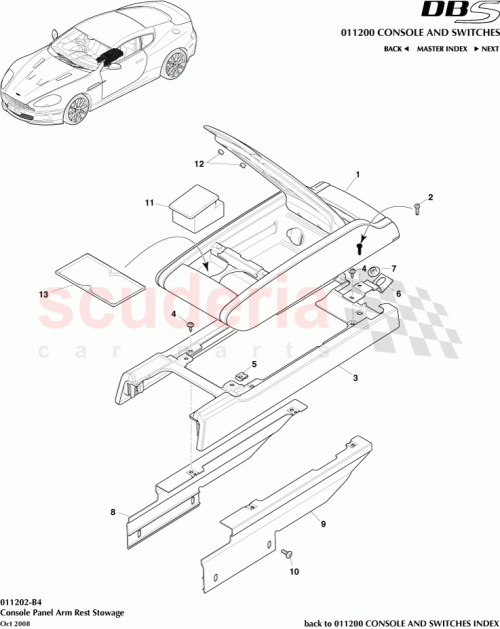 Part Diagram for Aston Martin 9G33-044J16-AAW