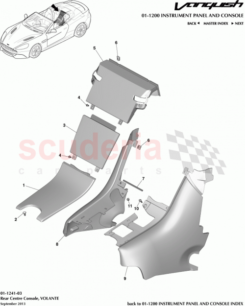 Part Diagram for Aston Martin SPB10796