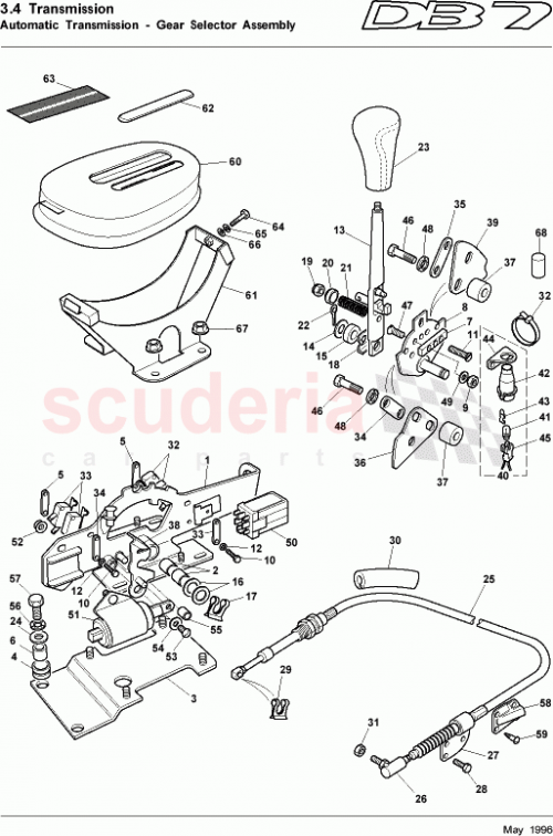 Part Diagram for Aston Martin 42-81823