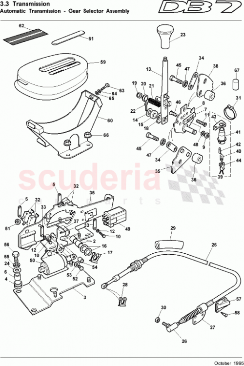 Part Diagram for Aston Martin 697284
