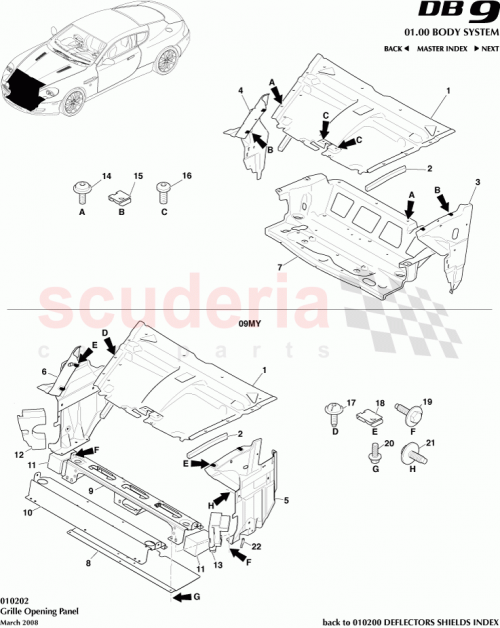 Part Diagram for Aston Martin 8G43-2943751-AB