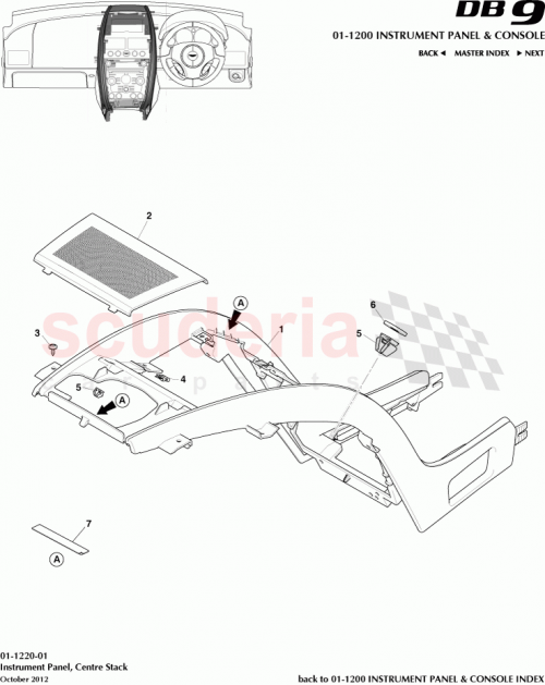 Part Diagram for Aston Martin CG43-55210-BBW