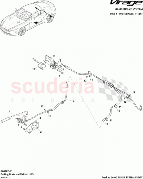 Part Diagram for Aston Martin AD232C327BB