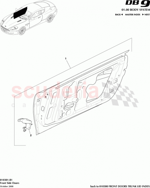 Part Diagram for Aston Martin 4G43-235K12-BA