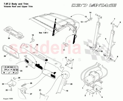 Part Diagram for Aston Martin 93-84383