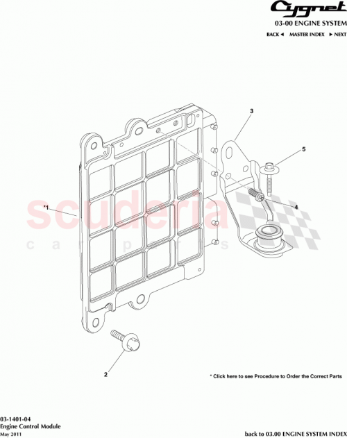 Part Diagram for Aston Martin 90159-50386