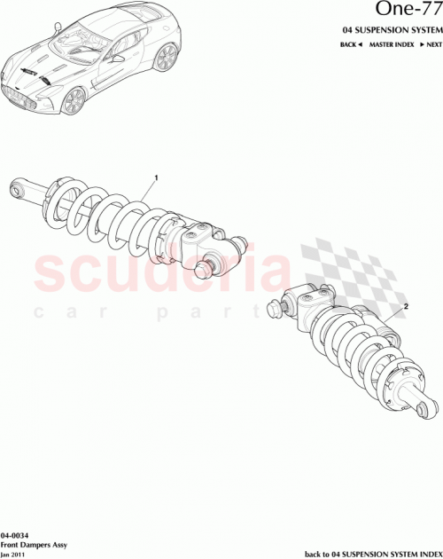 Part Diagram for Aston Martin AY93-11-10082