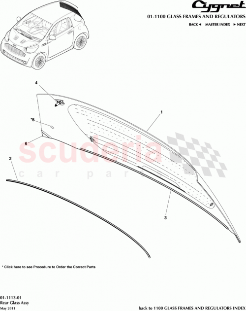 Part Diagram for Aston Martin 62785-60030