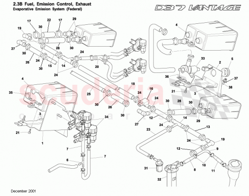 Part Diagram for Aston Martin 34122285AA
