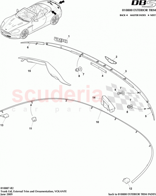 Part Diagram for Aston Martin 9G43-L53984-AC