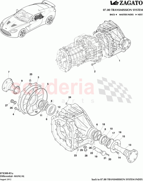 Part Diagram for Aston Martin CY83-27-10002