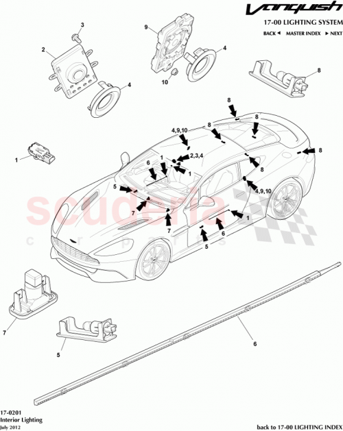 Part Diagram for Aston Martin AD43-13776-BA