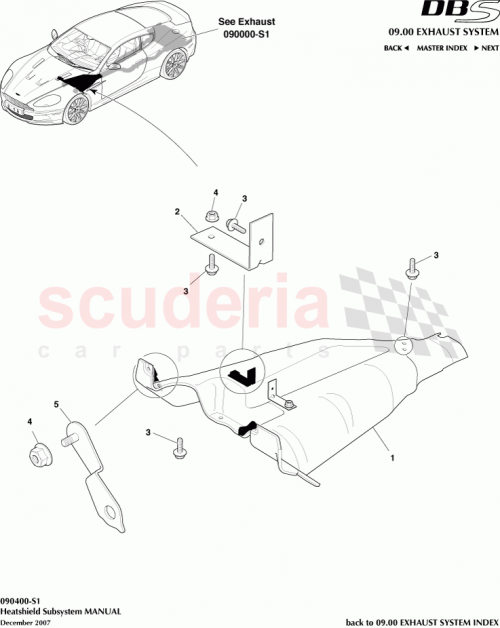 Part Diagram for Aston Martin 703752