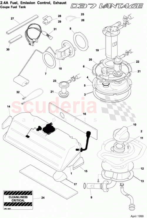 Part Diagram for Aston Martin 34-83774