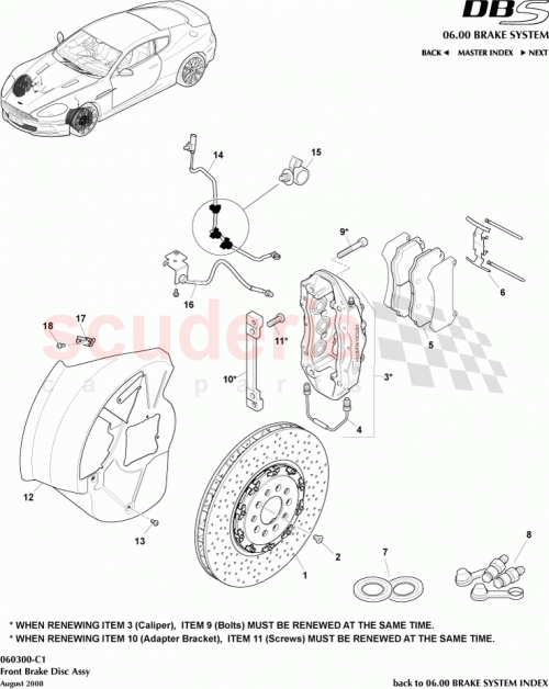 Part Diagram for Aston Martin 8D33-2L507-AA