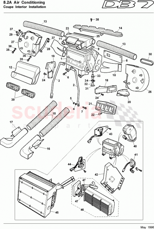 Part Diagram for Aston Martin 89-84289
