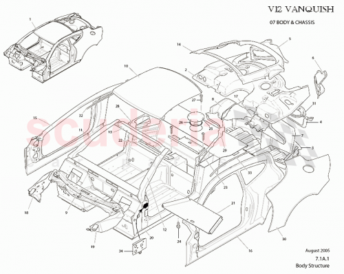 Part Diagram for Aston Martin 1R12-161114-AA