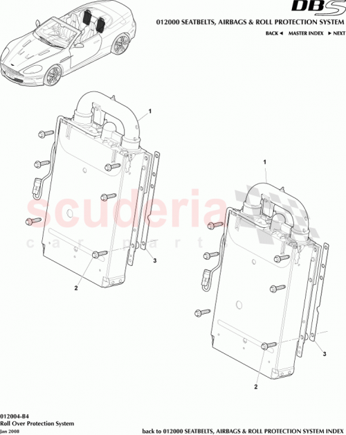 Part Diagram for Aston Martin 6W83518C42AB