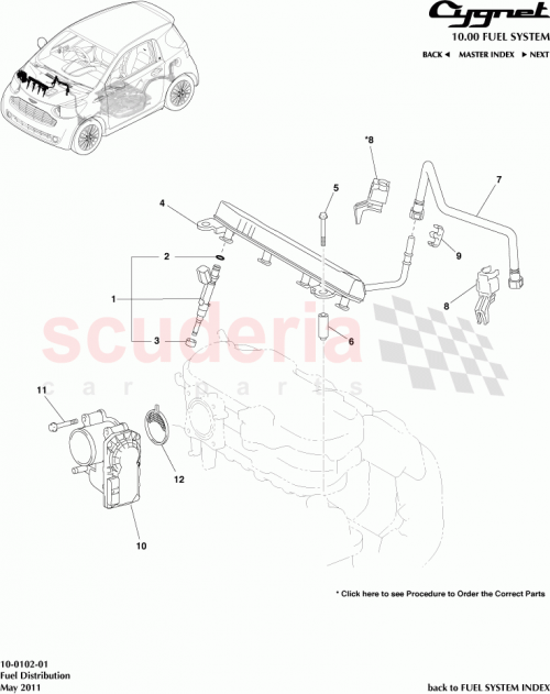 Part Diagram for Aston Martin 91551-80650