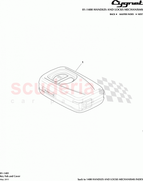 Part Diagram for Aston Martin 69515-52110-84