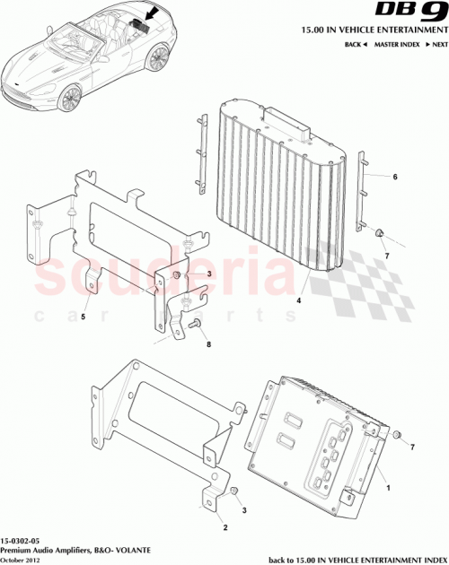 Part Diagram for Aston Martin 9G43-19C126-AB