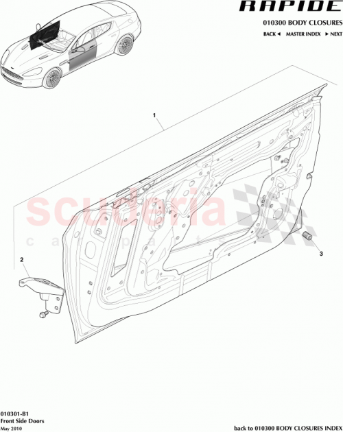 Part Diagram for Aston Martin AD43-F5467906-AA