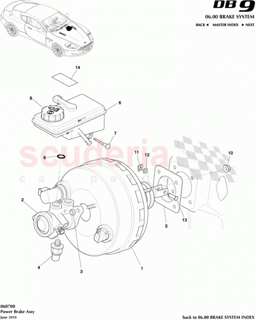 Part Diagram for Aston Martin FD43-2162-AA