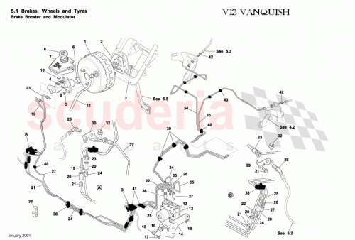 Part Diagram for Aston Martin 699276