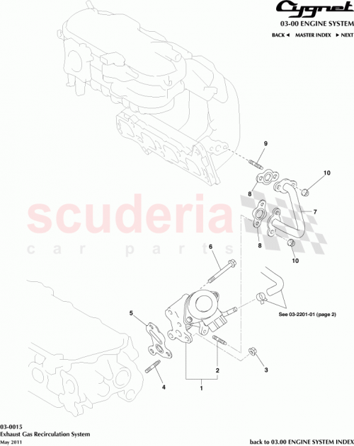 Part Diagram for Aston Martin 25634-47010