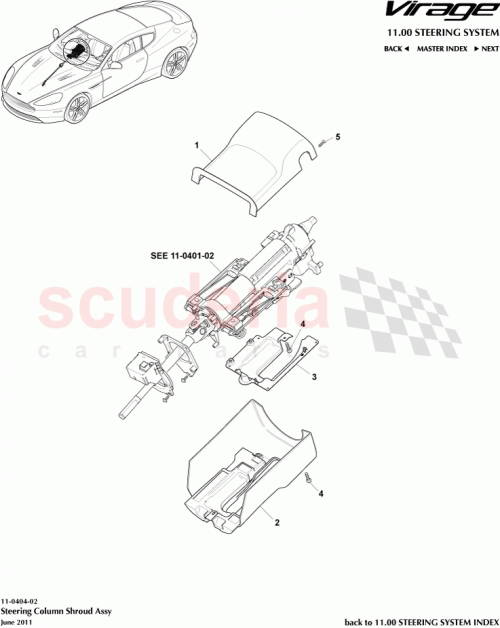 Part Diagram for Aston Martin 4G433C695ACW