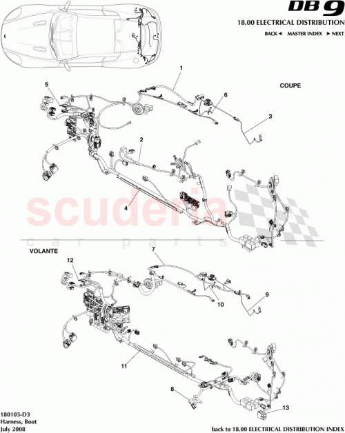 Part Diagram for Aston Martin 4G43-37-10659