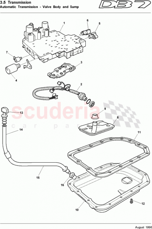 Part Diagram for Aston Martin 42-81689