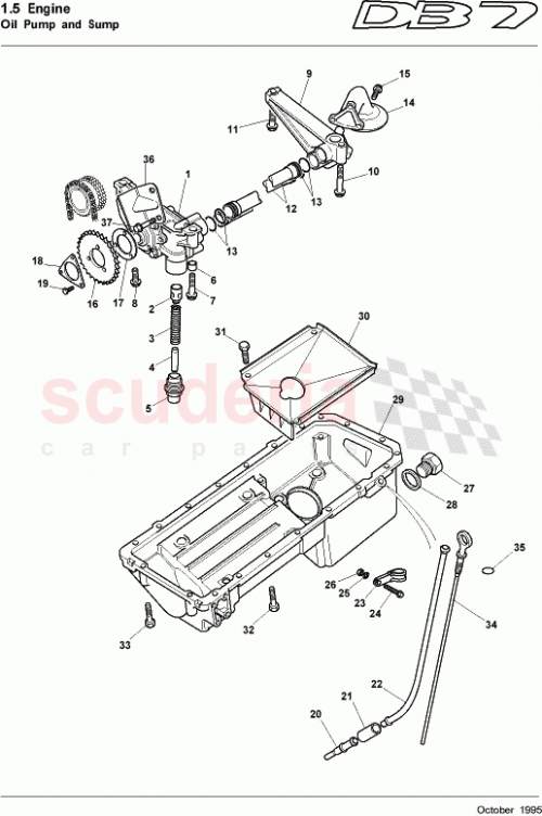 Part Diagram for Aston Martin 697109