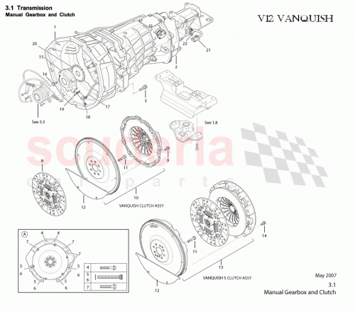Part Diagram for Aston Martin 1R12-11-10474