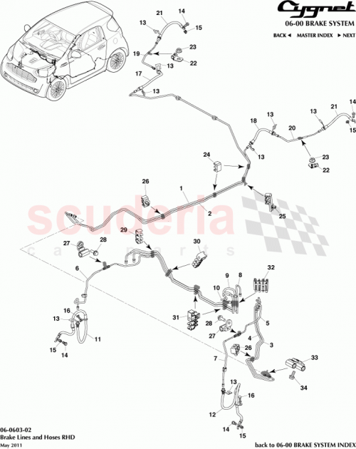 Part Diagram for Aston Martin 90464-00914