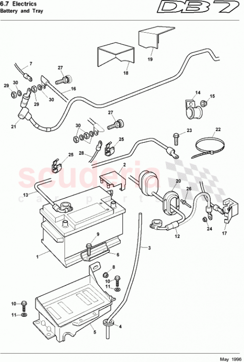 Part Diagram for Aston Martin 699233-PK