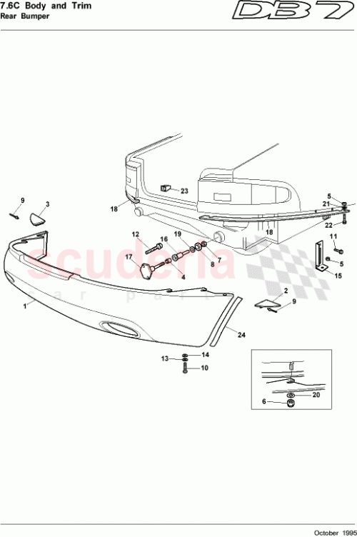 Part Diagram for Aston Martin 699501