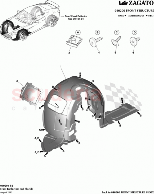 Part Diagram for Aston Martin CY83-166563-BA