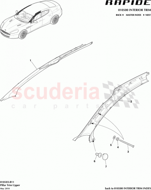 Part Diagram for Aston Martin AD4378782BB