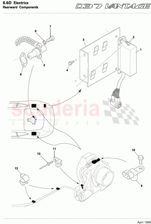 Part Diagram for Aston Martin 37-121123-BC