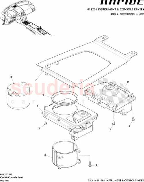 Part Diagram for Aston Martin AD43-F7159-BB