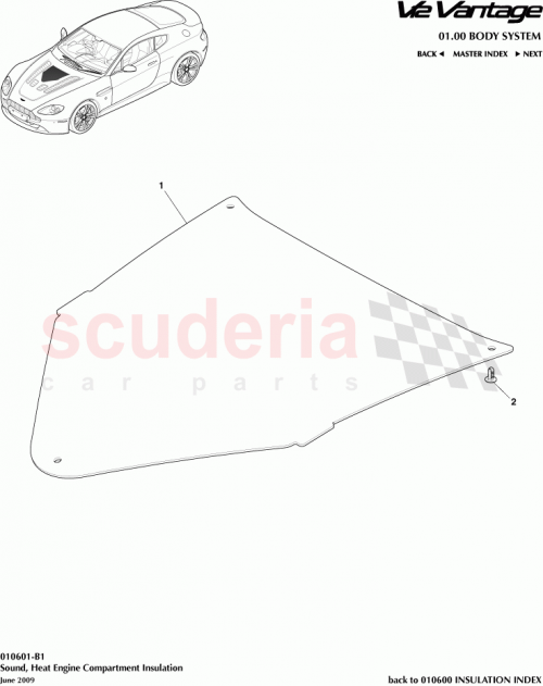 Part Diagram for Aston Martin AD23-16738-AC