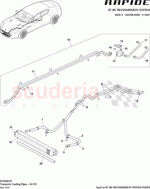 Part Diagram for Aston Martin AD23321363AA