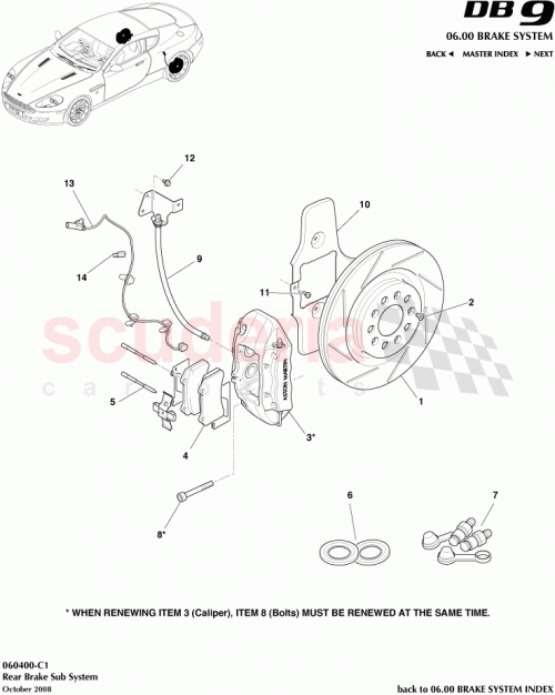 Part Diagram for Aston Martin 7G43-2C562-AA