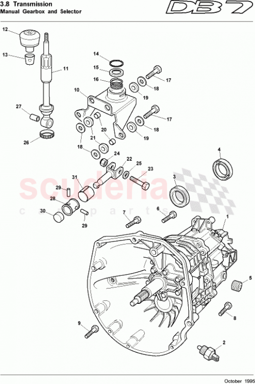 Part Diagram for Aston Martin 41-81706