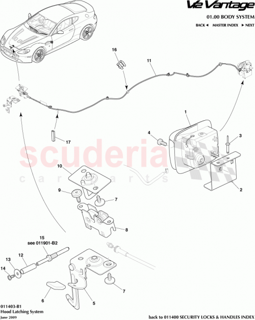 Part Diagram for Aston Martin AG33-64-10613